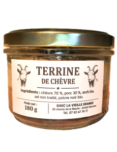 Un pot de terrine de notre exploitation